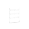 Rev-A-Shelf Steel, White, 14 in W, 21.72 in H, 2.38 in D, 4.28 in L, White 565-14-52 - alternate 1